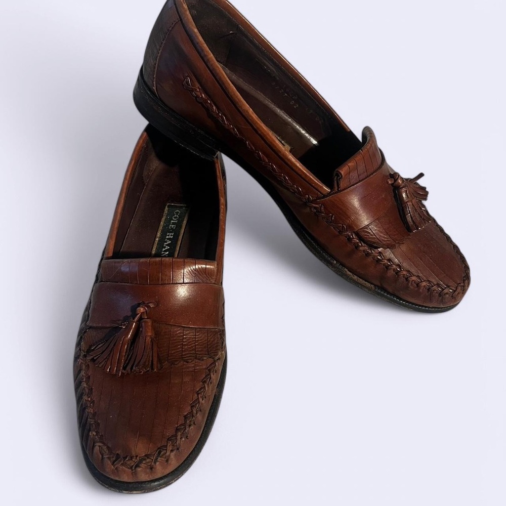Cole Haan mahogany leather “Country Loafers” - 9